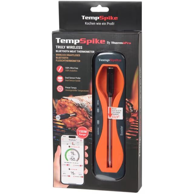 De verpakking van de vleesthermometer