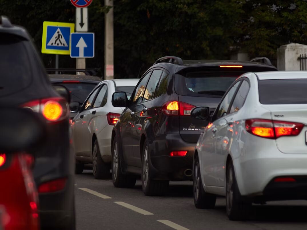 Verkeer met auto's