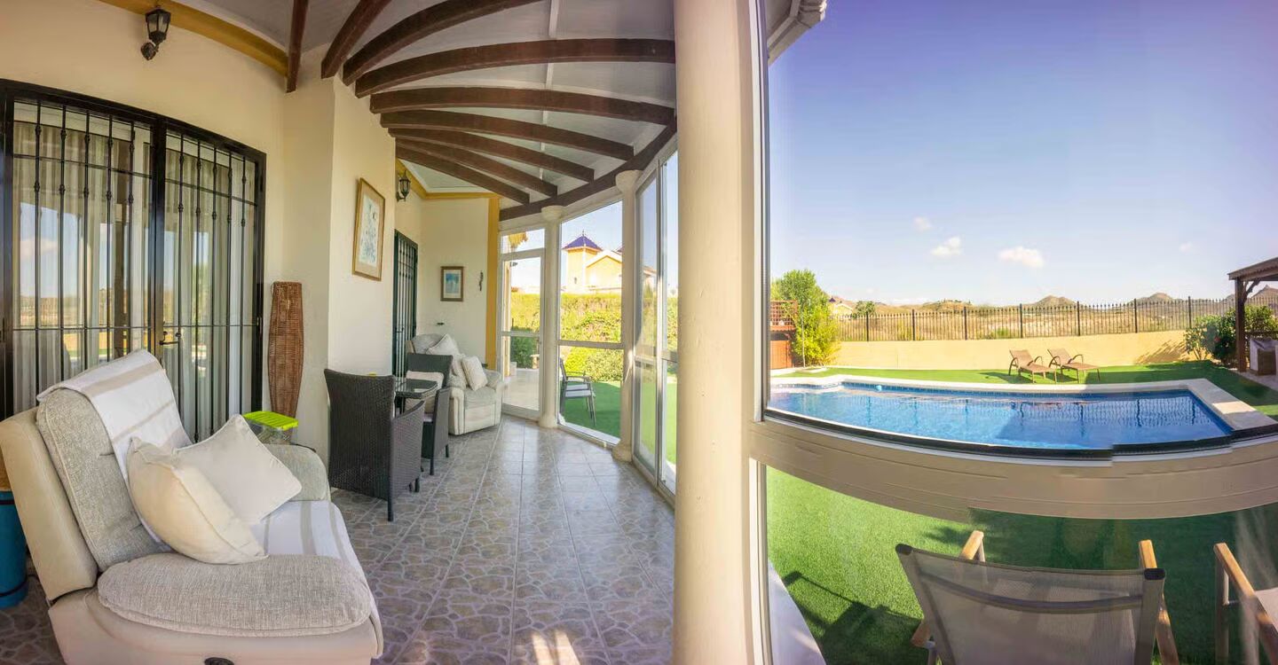 De sunroom in de zon