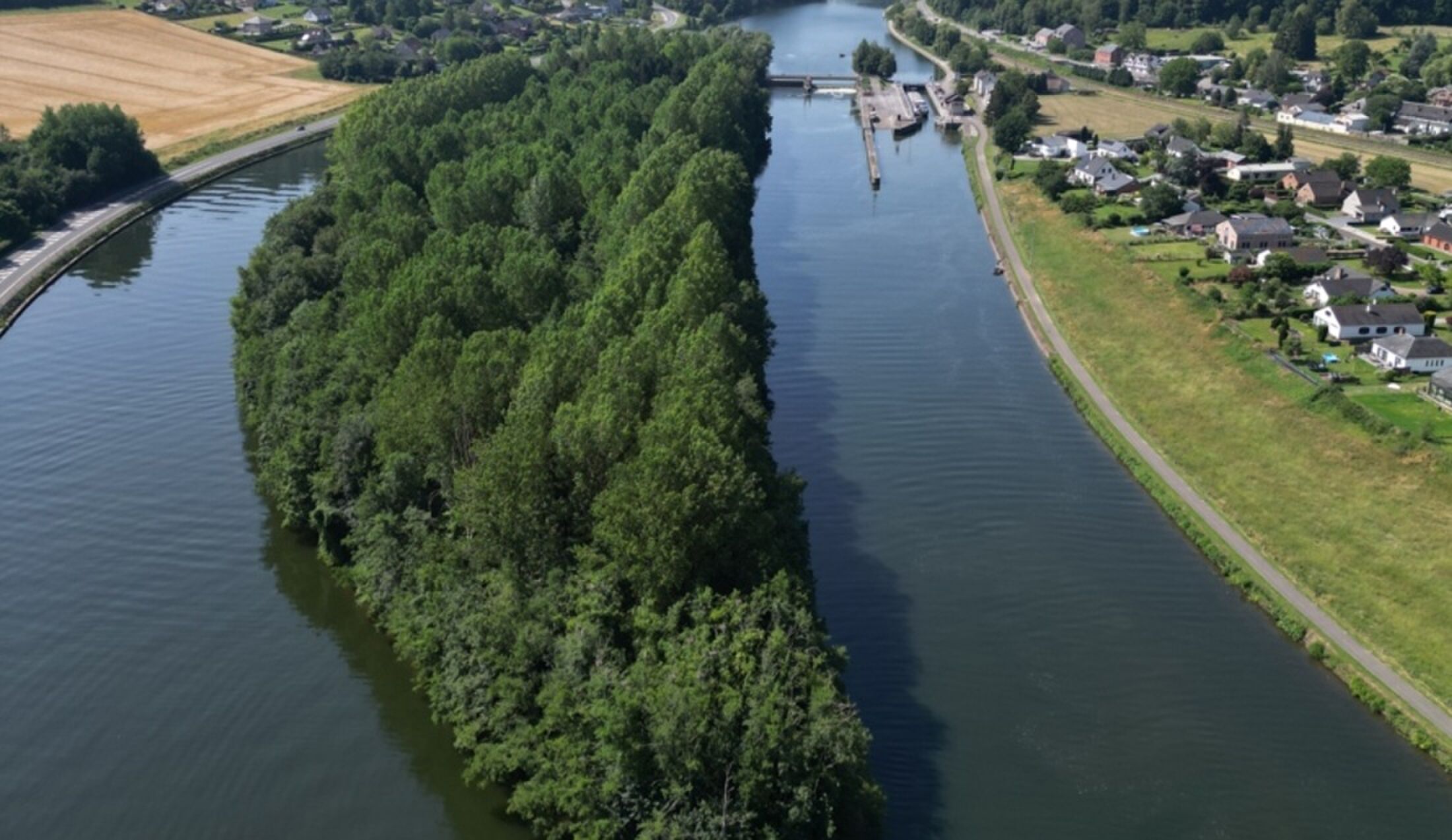 Het in België gevestigde privé-eiland.