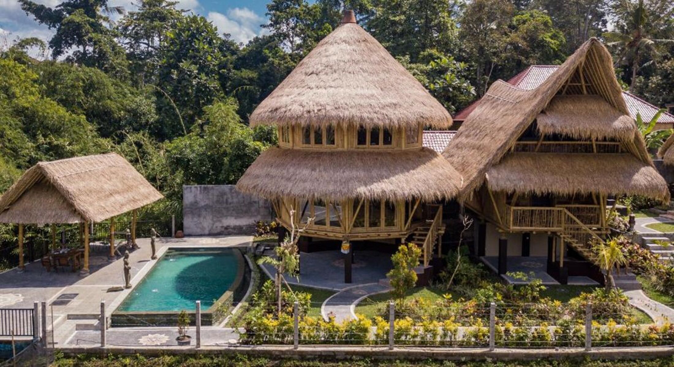 Een hotel dat je kunt boeken voor je vakantie op Bali.