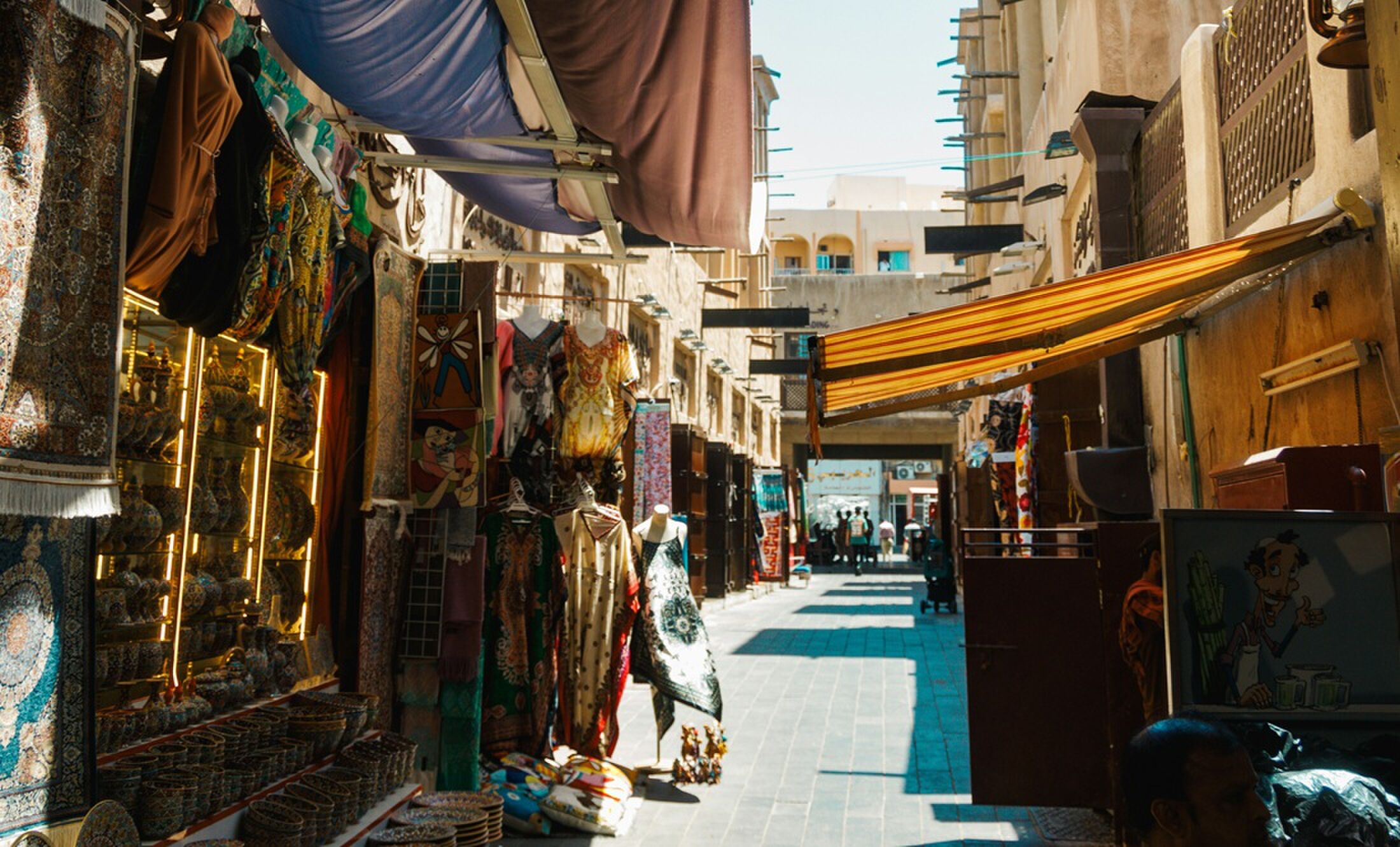 Een traditionele Arabische markt.