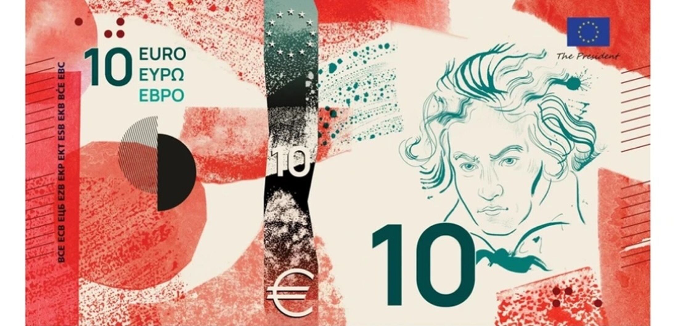 Het biljet met een componist erop.