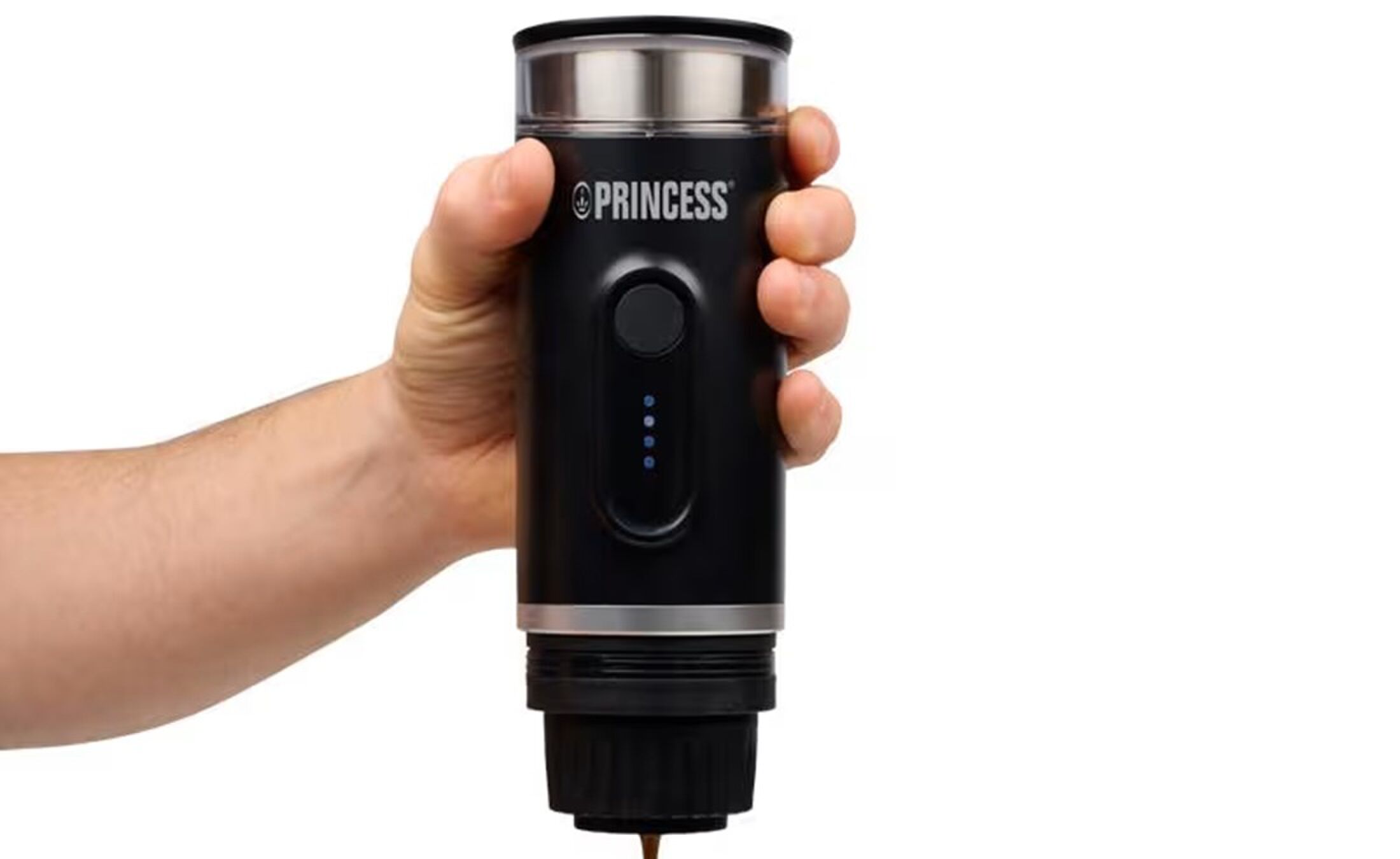 De koffiemachine van Princess.