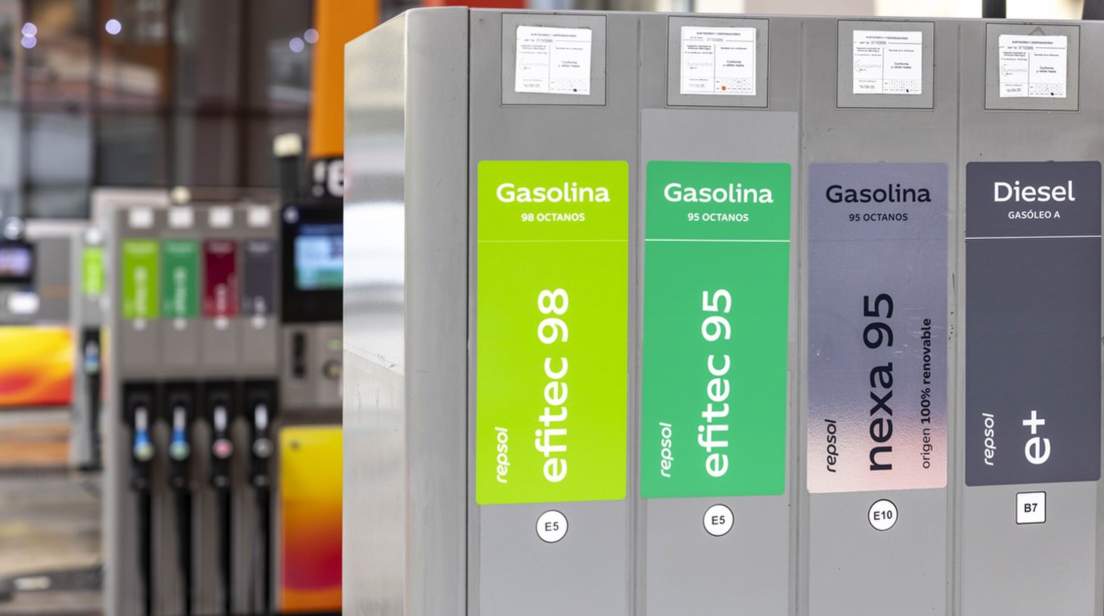 Een van de tankstations in Spanje.