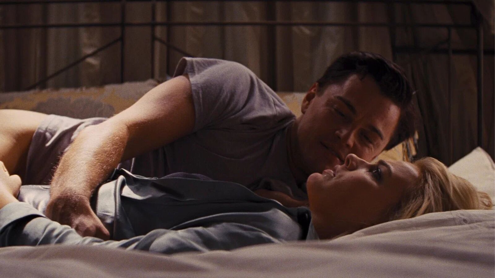 Margot Robbie en Leonardo DiCaprio in The Wolf of Wallstreet