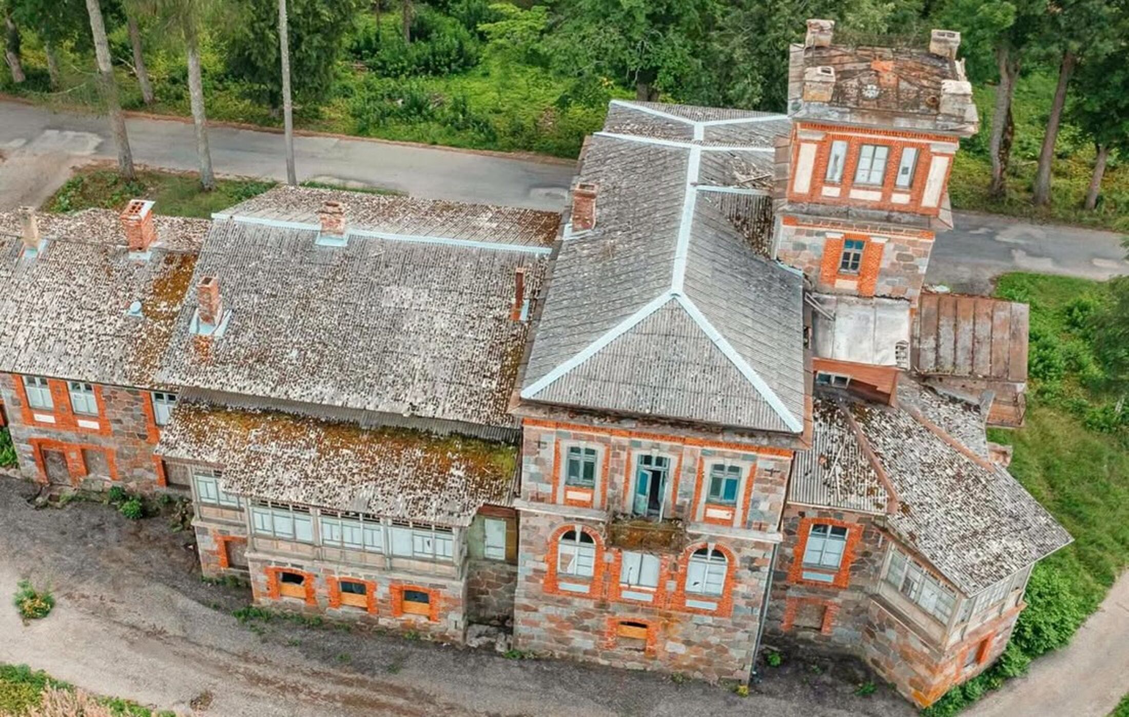 Het in Letland gevestigde kasteel.