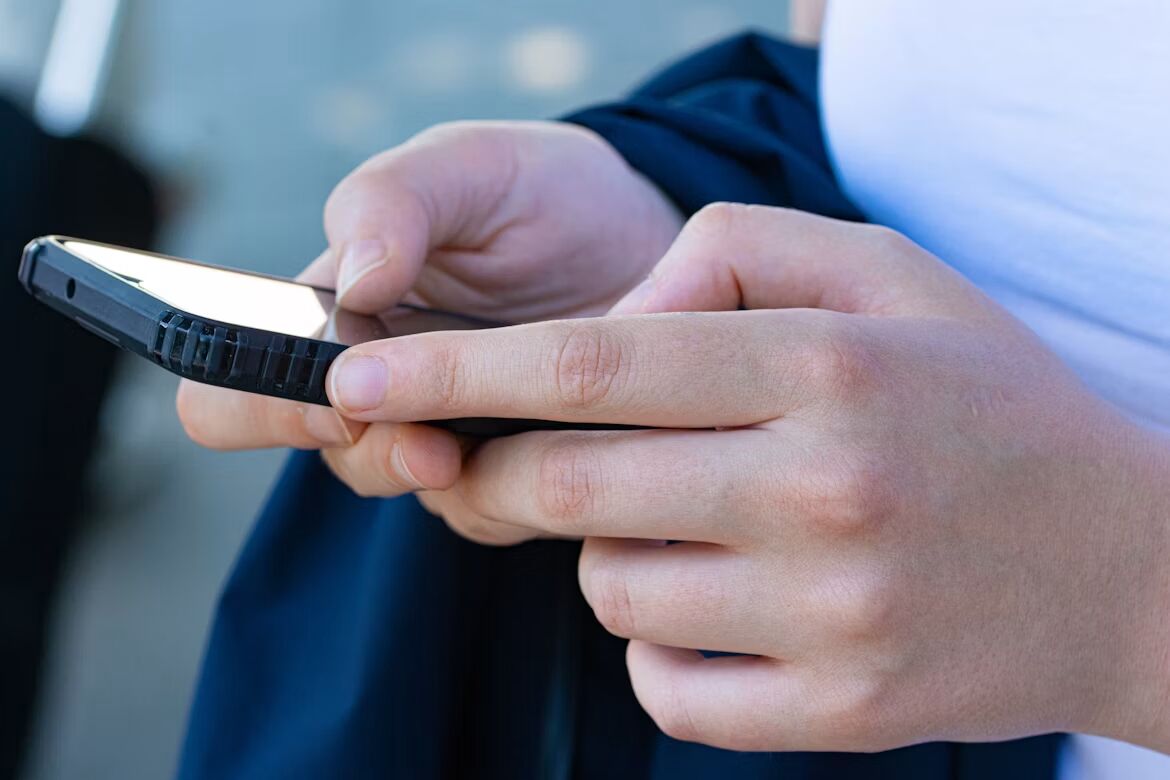 Telefoon in de hand