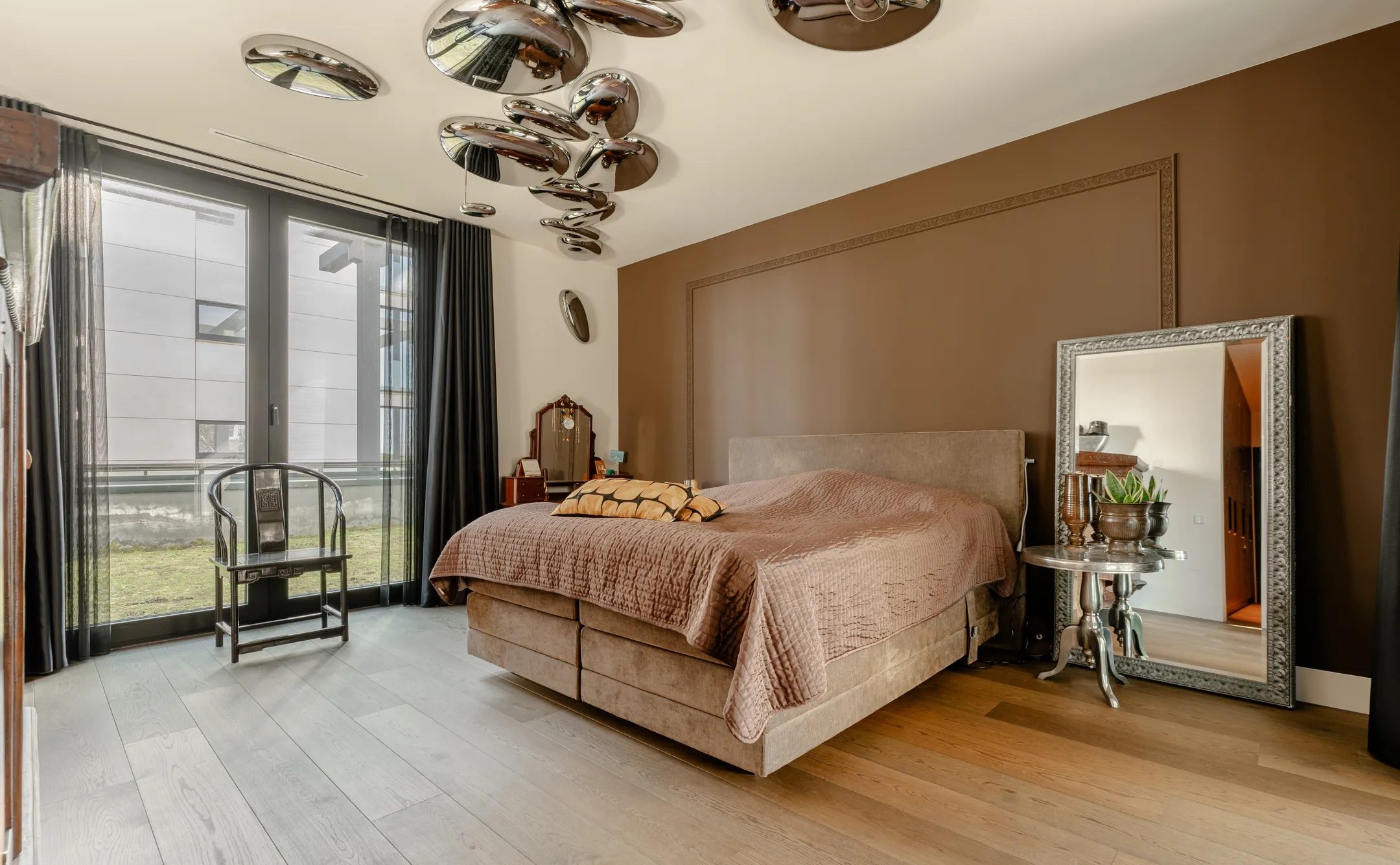 Een van de slaapkamers.