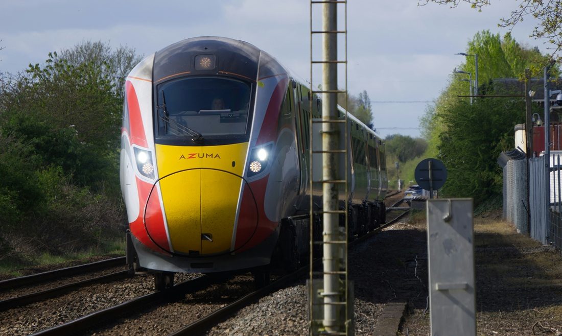 Een door Virgin Trains ontwikkelde trein.