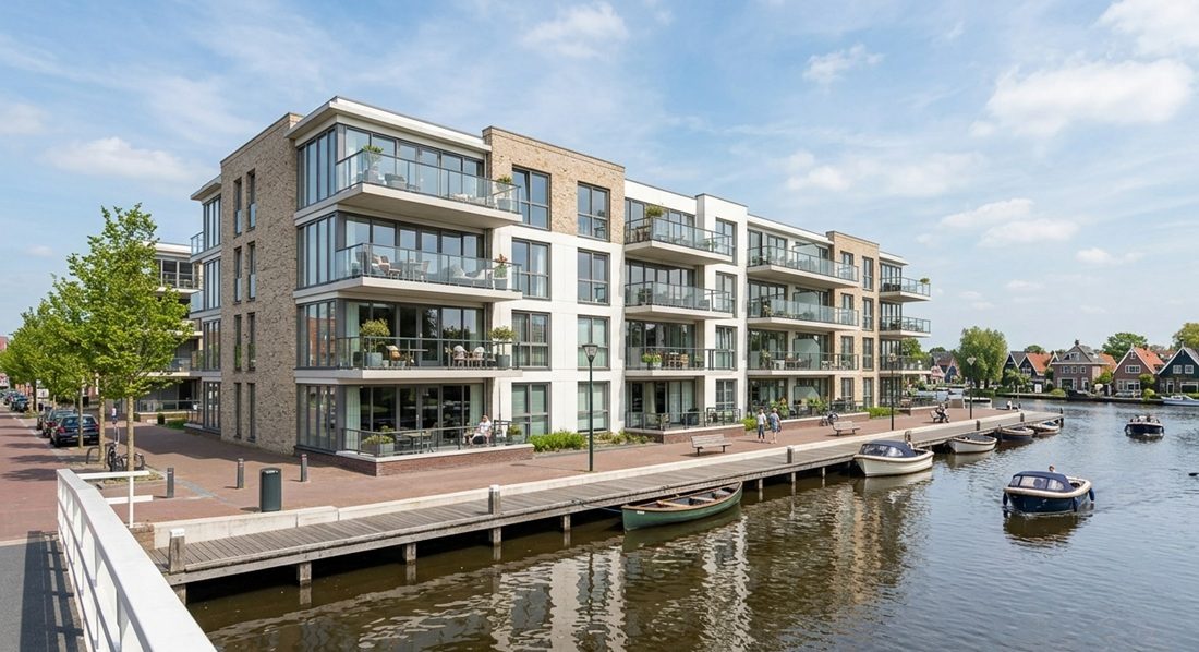 Appartementen, waar mensen vaak alleen wonen.