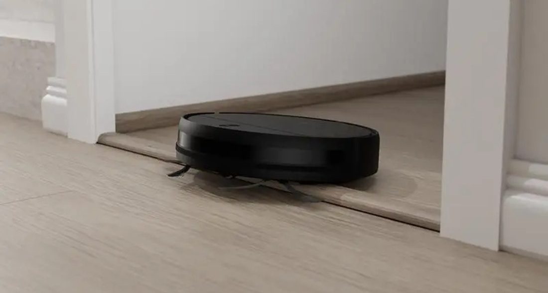 De door de Action aangeboden robotstofzuiger.
