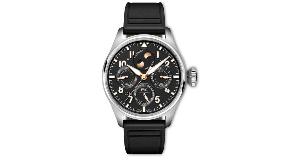 De voorkant van het IWC-horloge.