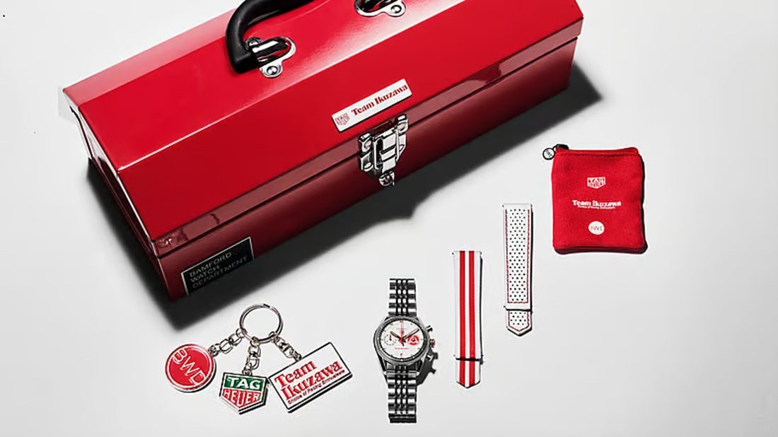 Het horloge uit de collectie van TAG Heuer.