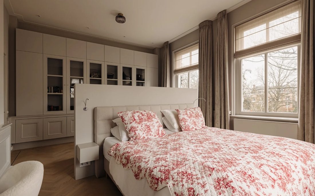 Een van de slaapkamers.