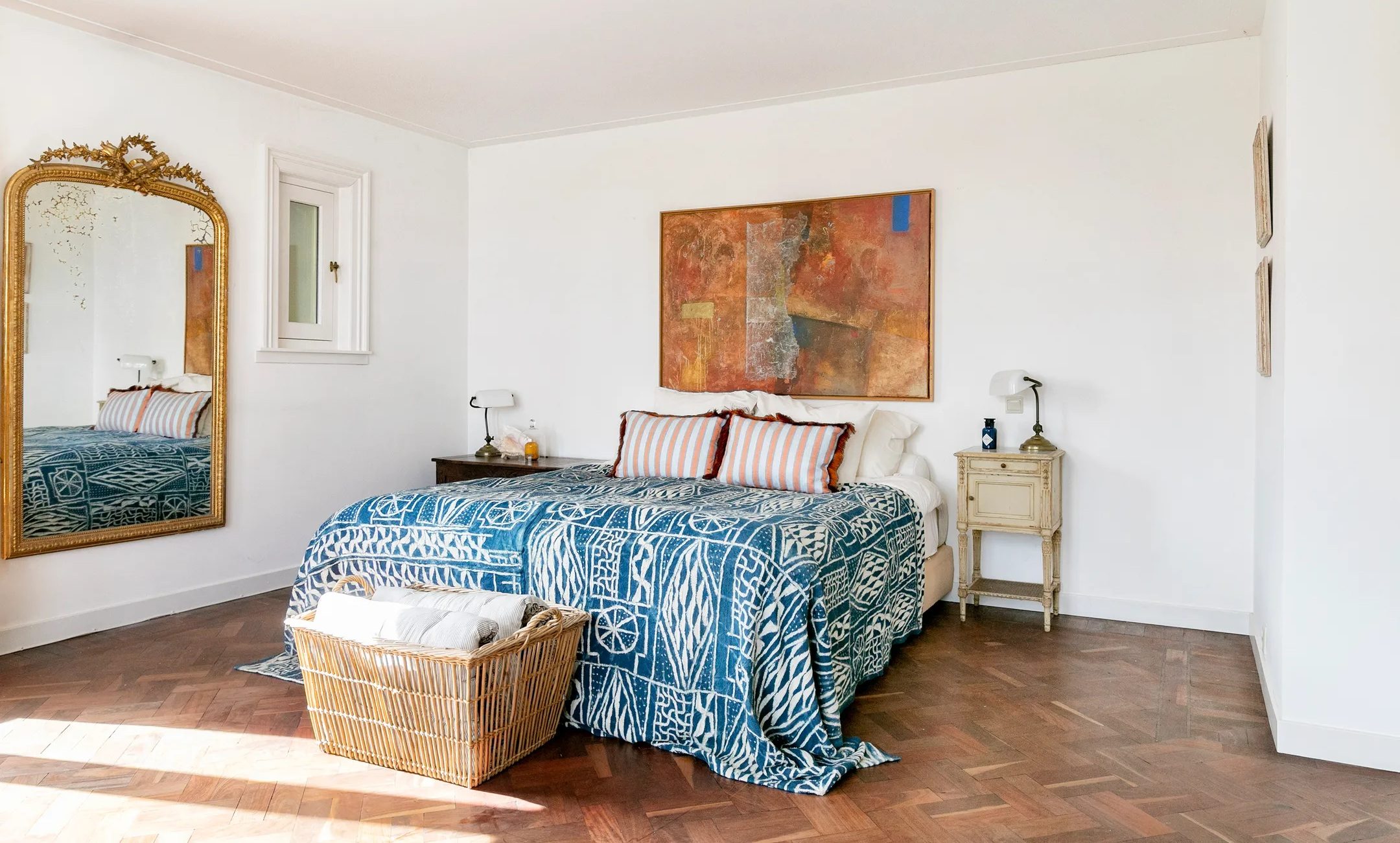 De masterbedroom van de woning.