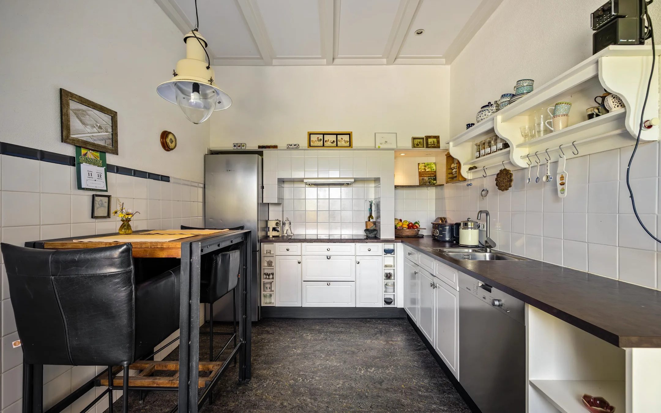 De keuken van de woning.