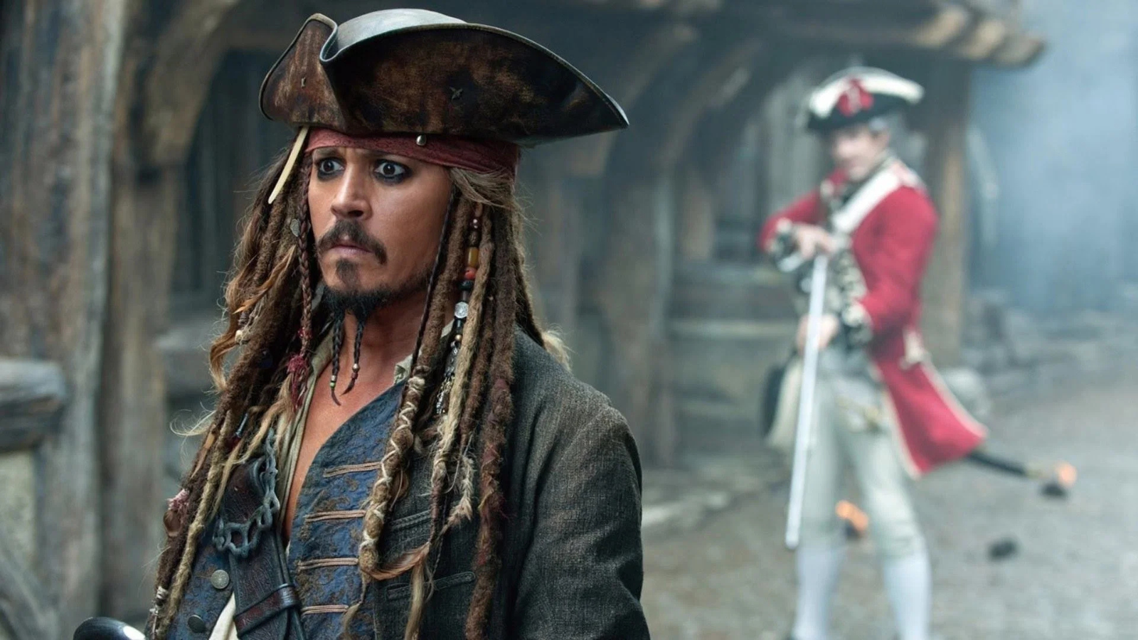 Johnny Depp in Pirates of the Caribbean