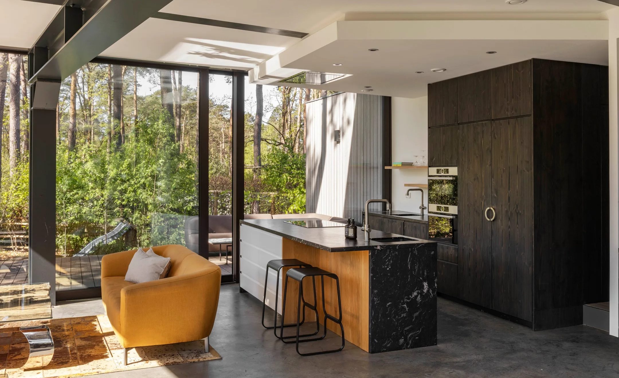 De keuken van de woning.