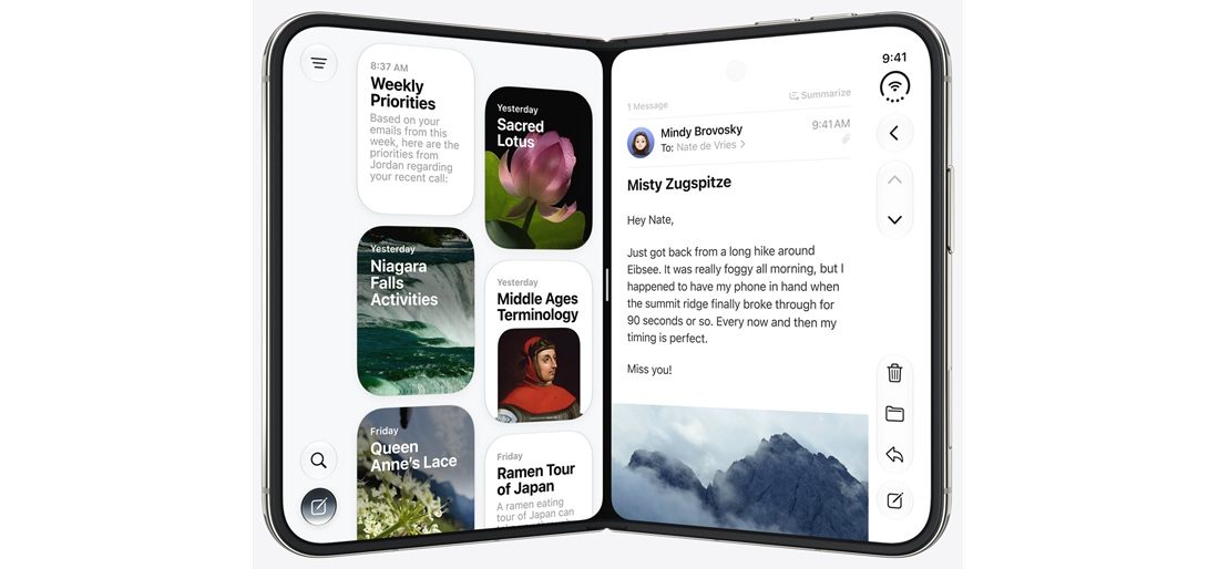 De door Apple ontwikkelde iPhone Duo.