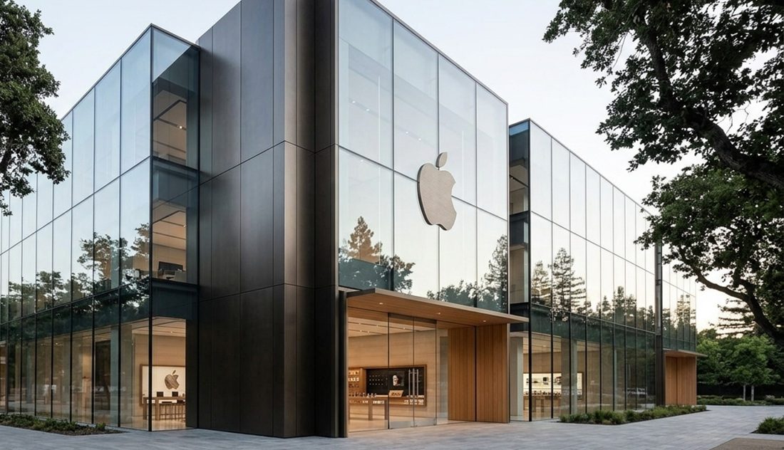 Een kantoor van het bedrijf waar Tim Cook een fiks salaris gaat verdienen.