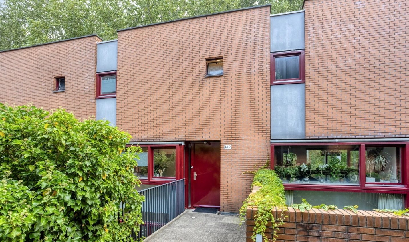 De voorzijde van de woning van Jan Kooijman.