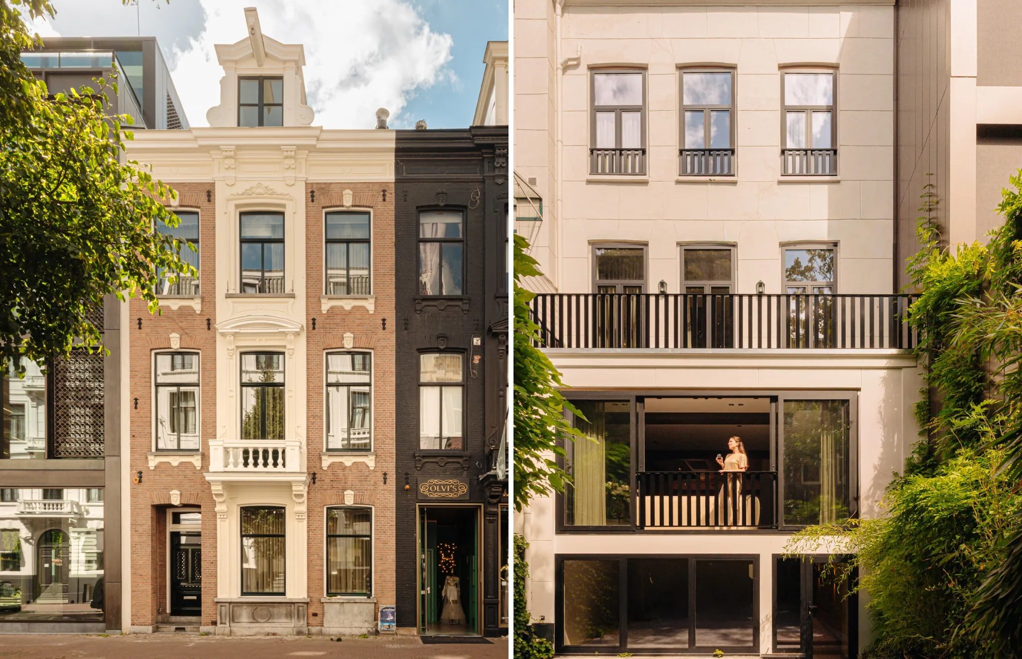 De buitenzijde van de woning.