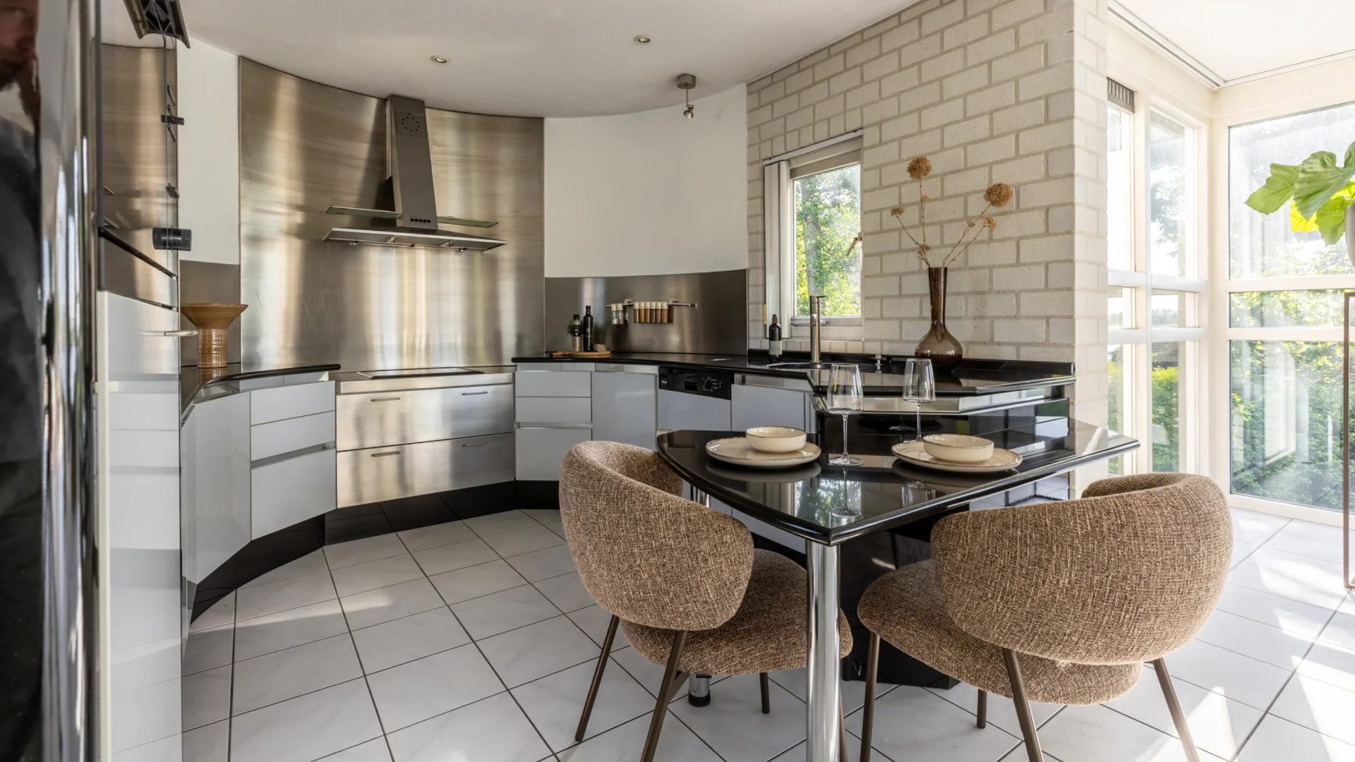 De keuken van de woning.