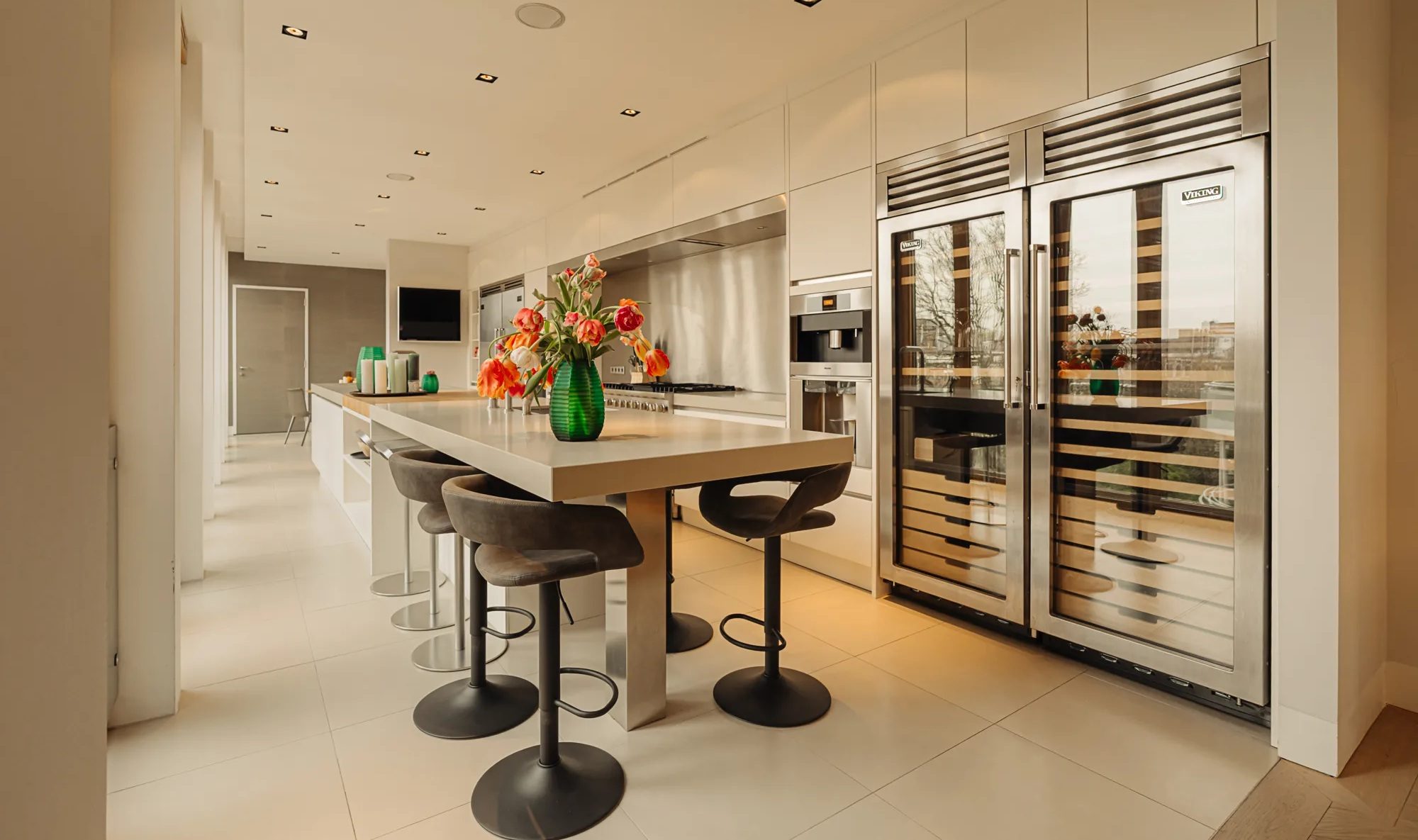 De keuken van het appartement.