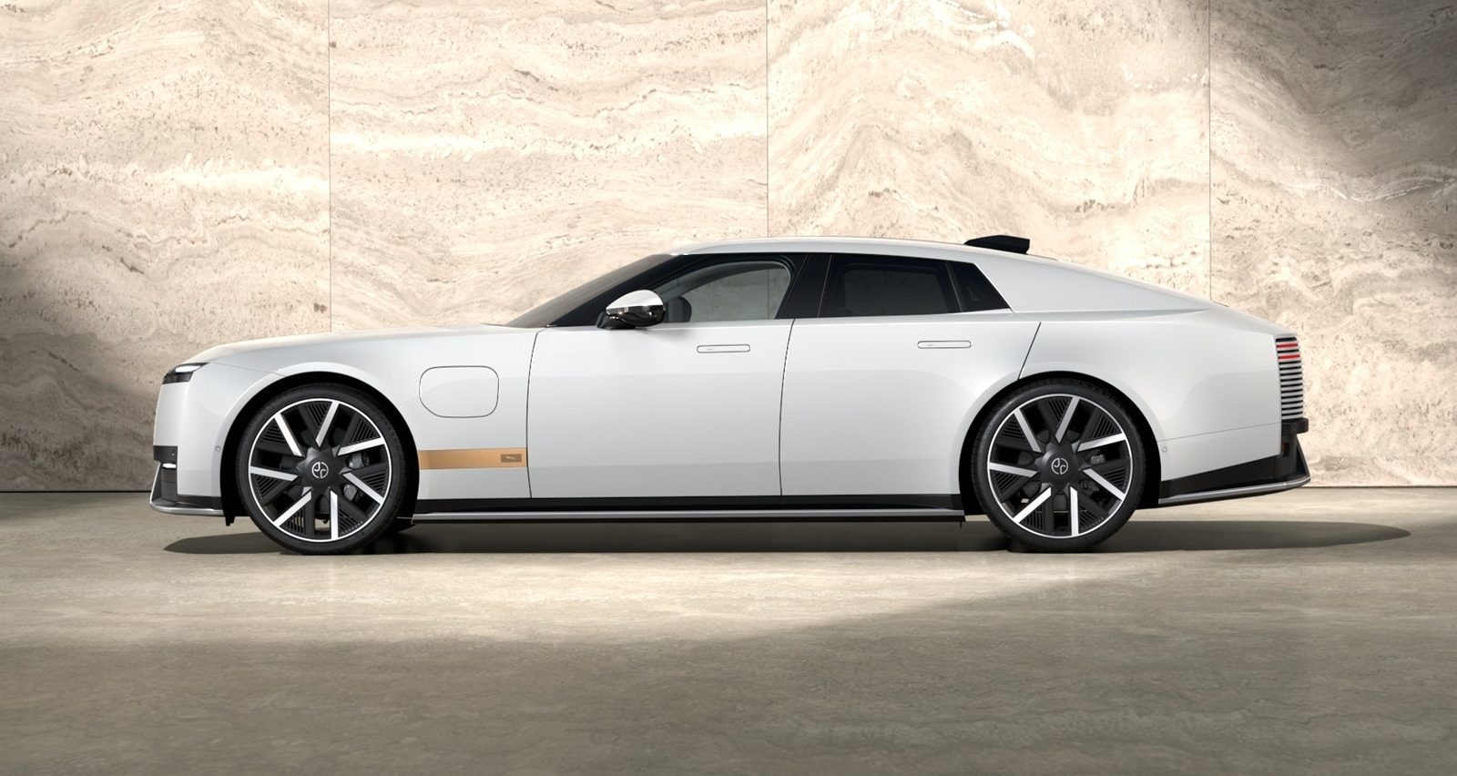 Het exterieur van de nieuwe Jaguar Type 01.