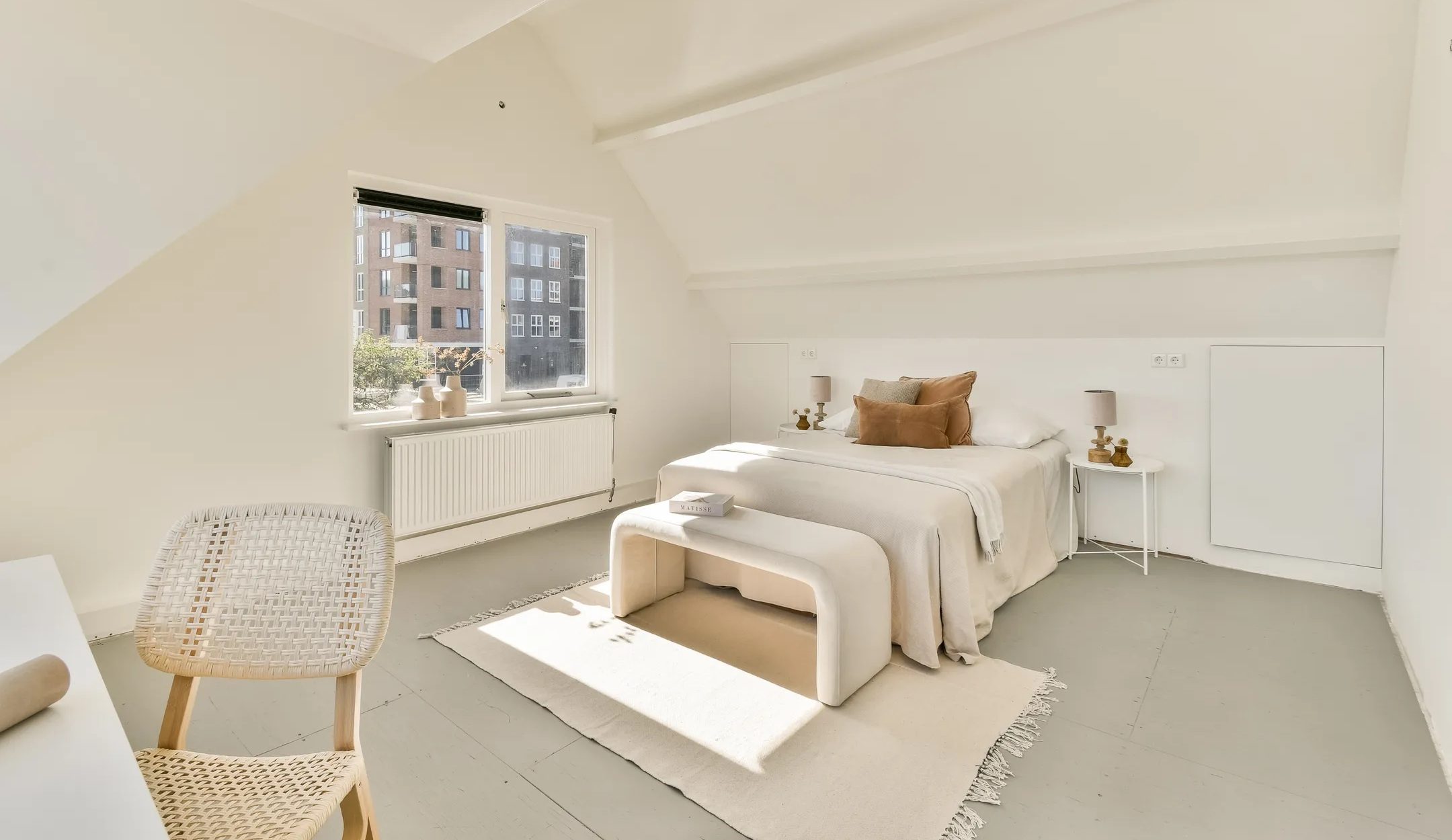 Een van de slaapkamers.