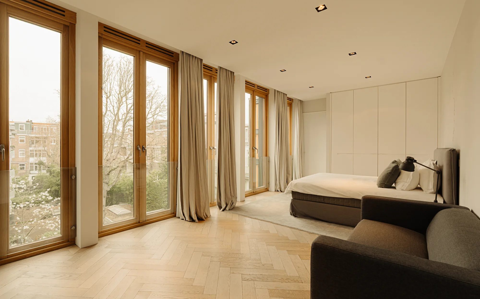 Een van de slaapkamers.