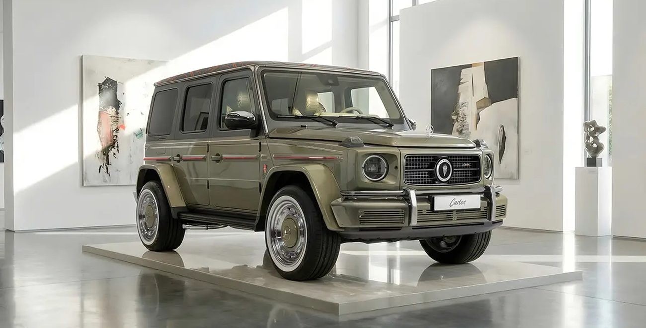 De Mercedes van Chris Brown.