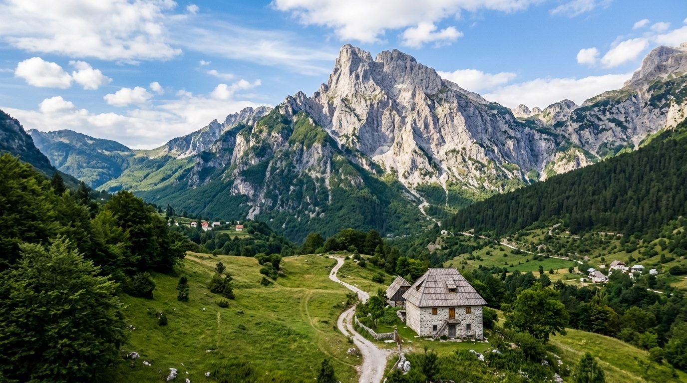 De bergen die je tegen zal komen tijdens een reis in Albanië.