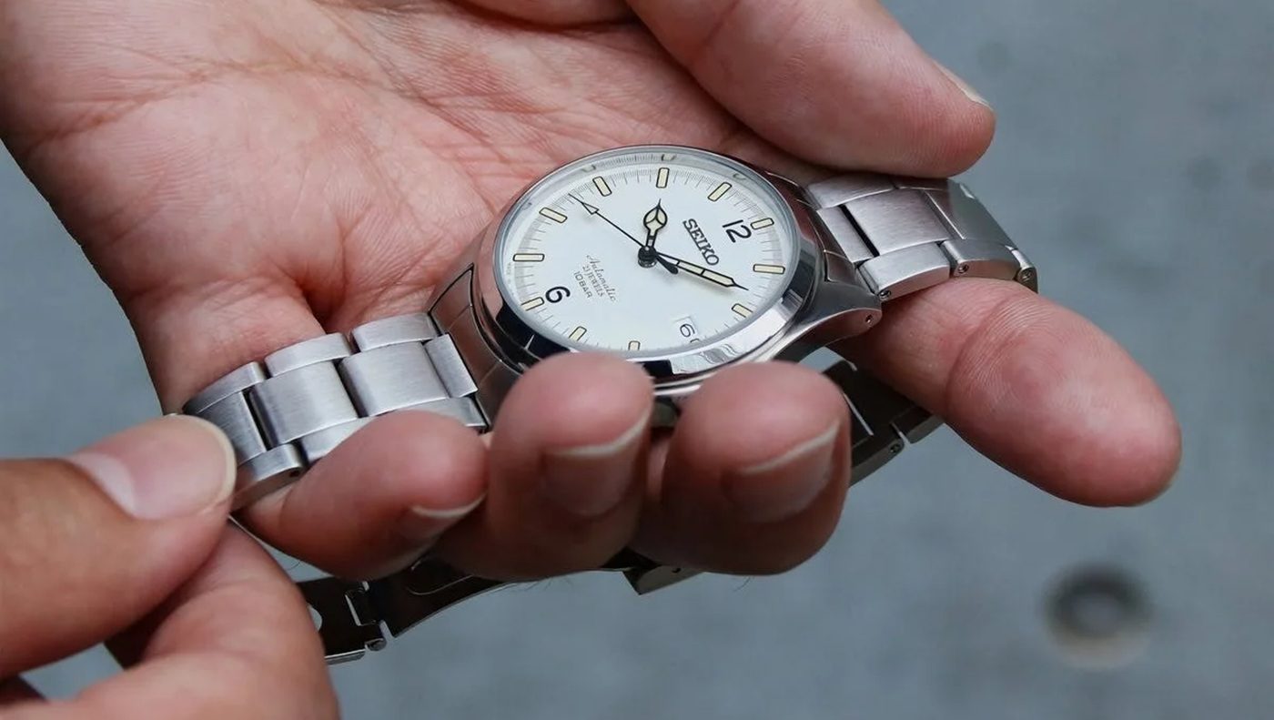 Het recent gepresenteerde Seiko-horloge.