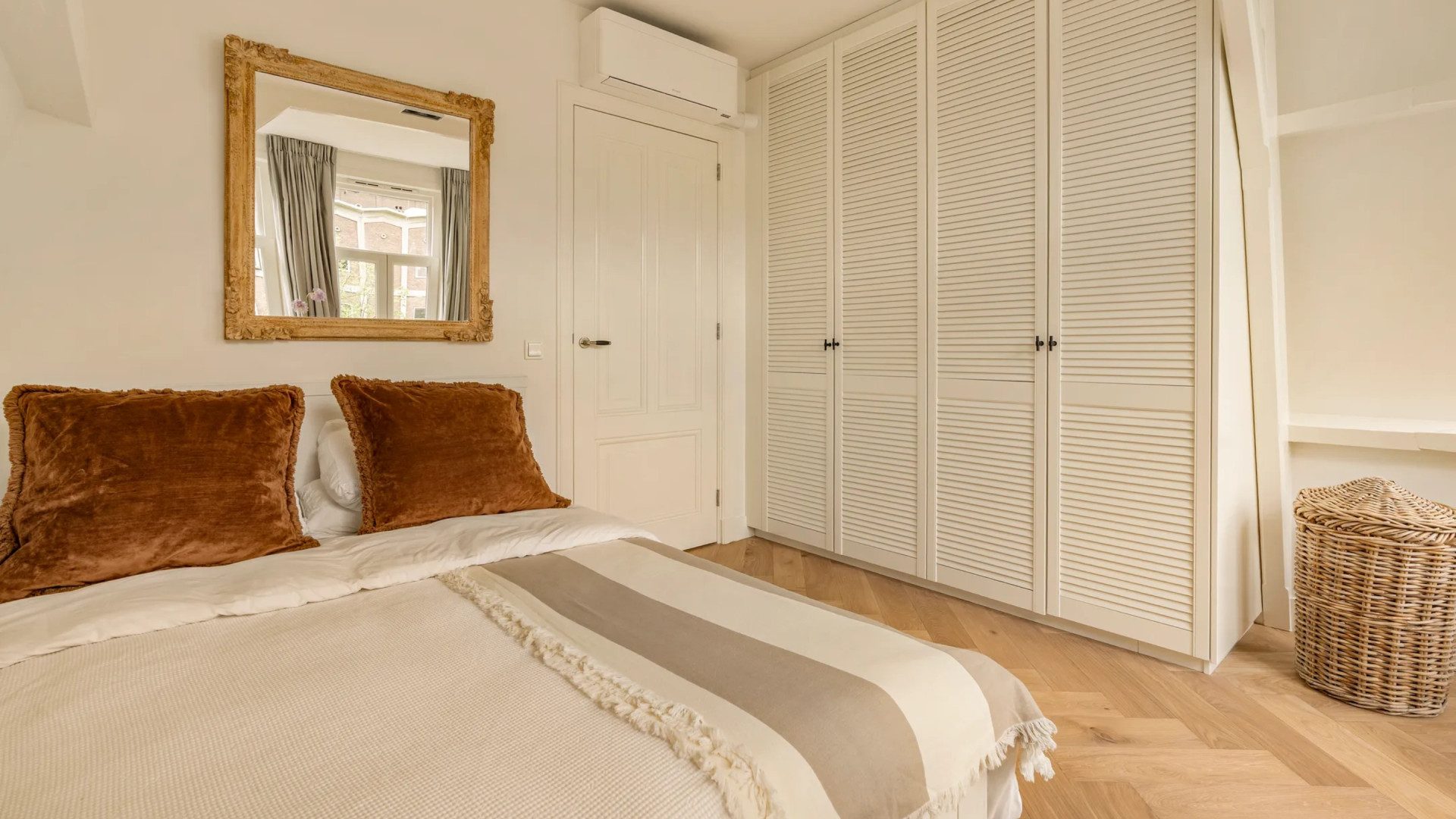 Een van de slaapkamers.