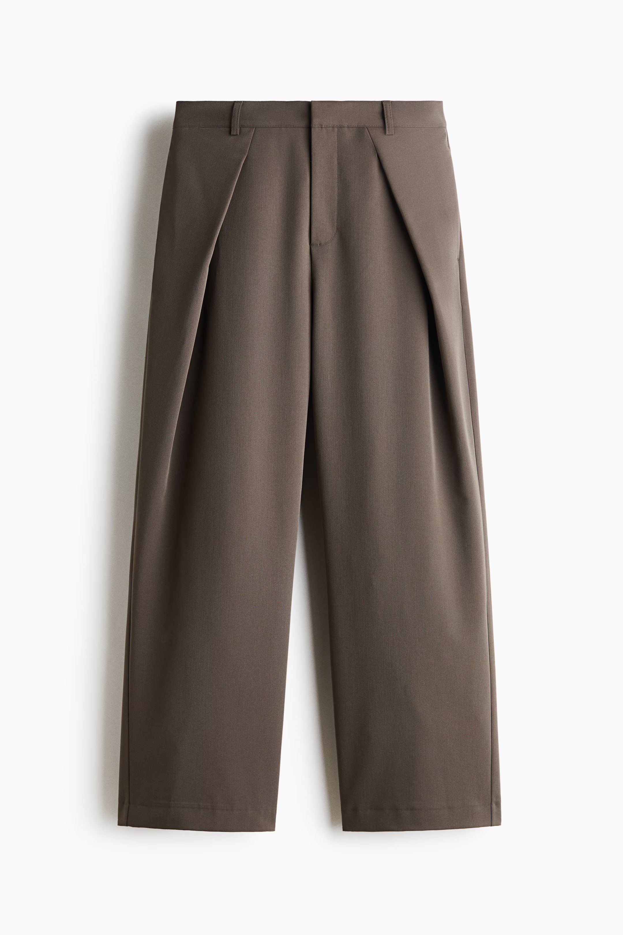Broek met overslagdetail - Loose Fit