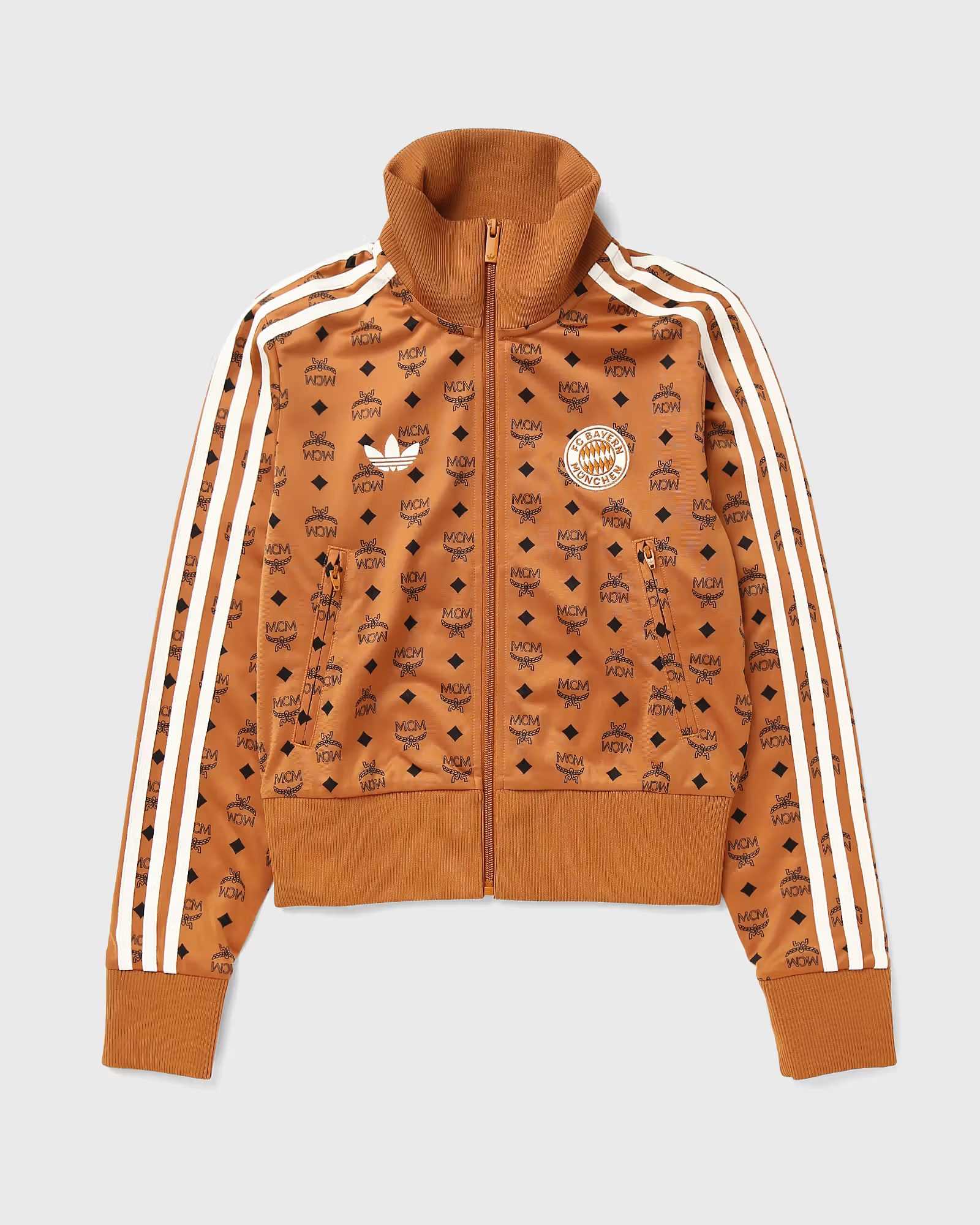 Het trainingsjack uit de retrocollectie van Adidas, MCM en Bayern München