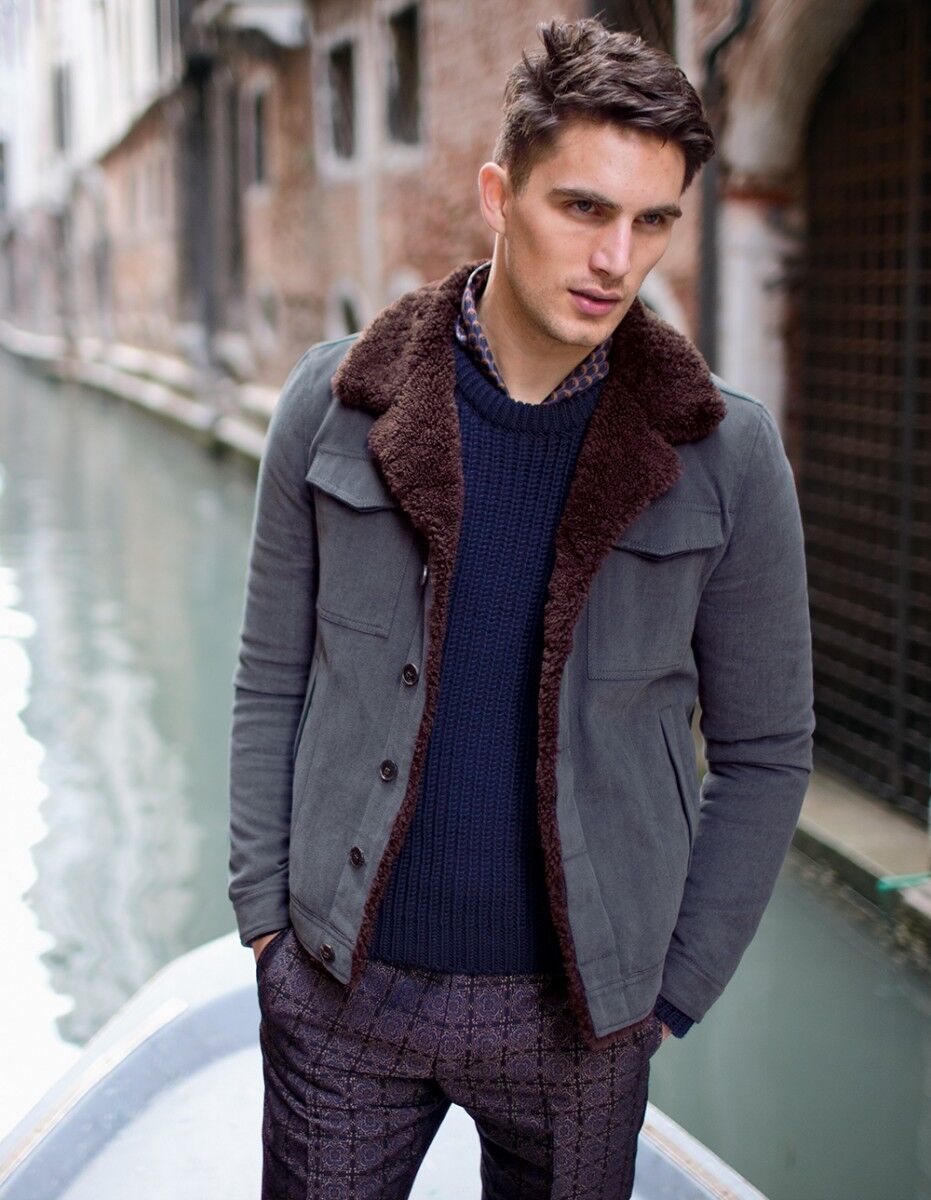 MAN MAN Shearling Jacket Style Inspiration 002