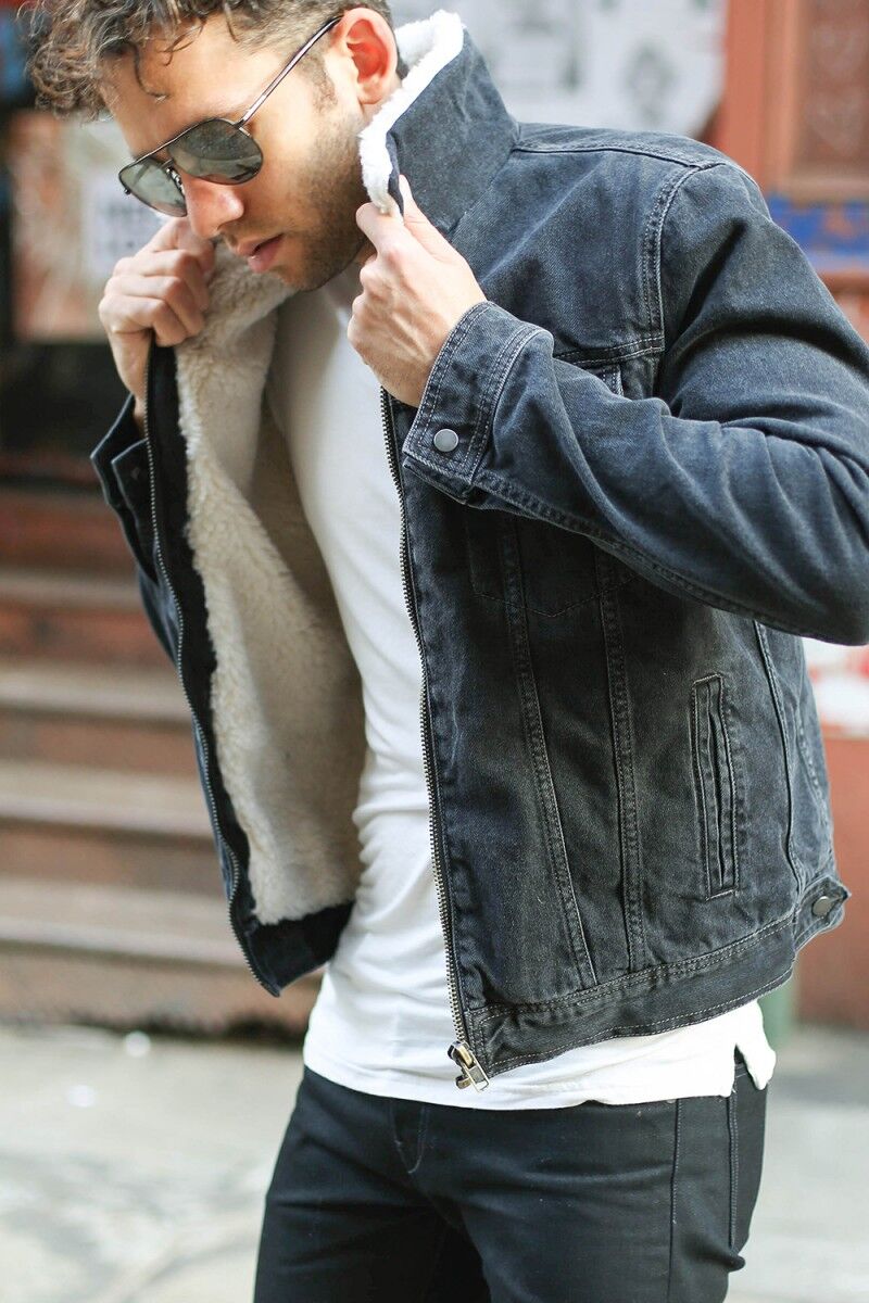 MAN MAN Shearling Jacket Style Inspiration 003