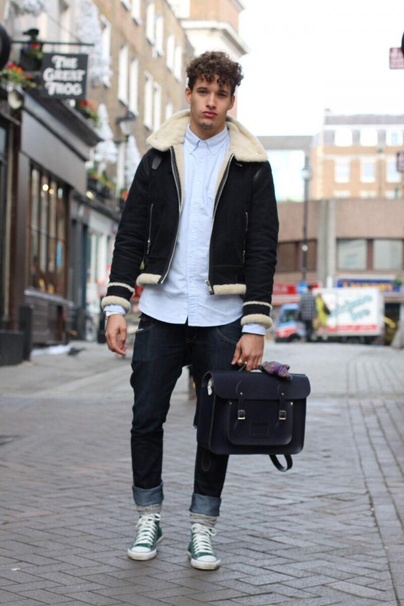 MAN MAN Shearling Jacket Style Inspiration 011