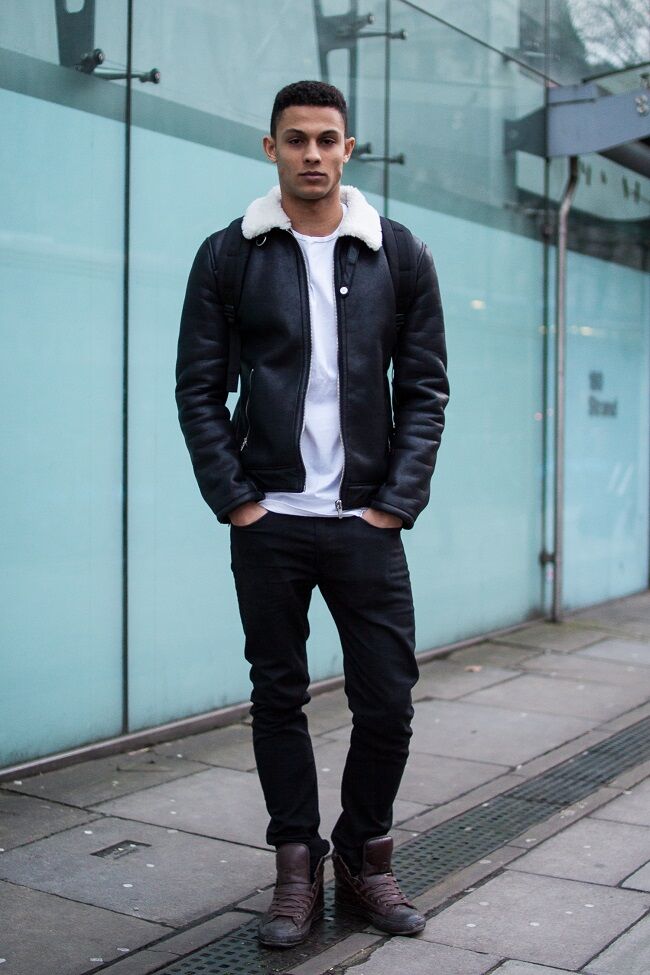 MAN MAN Shearling Jacket Style Inspiration 012