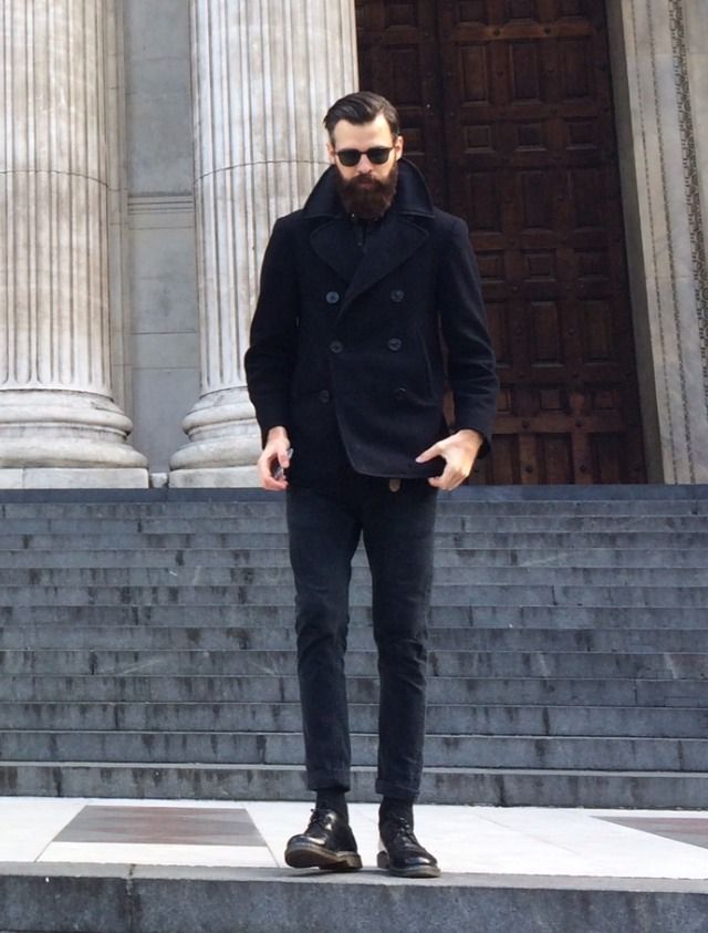 black denim inspiratie man man