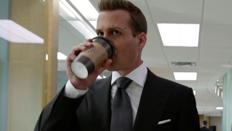 harvey specter coffee man man