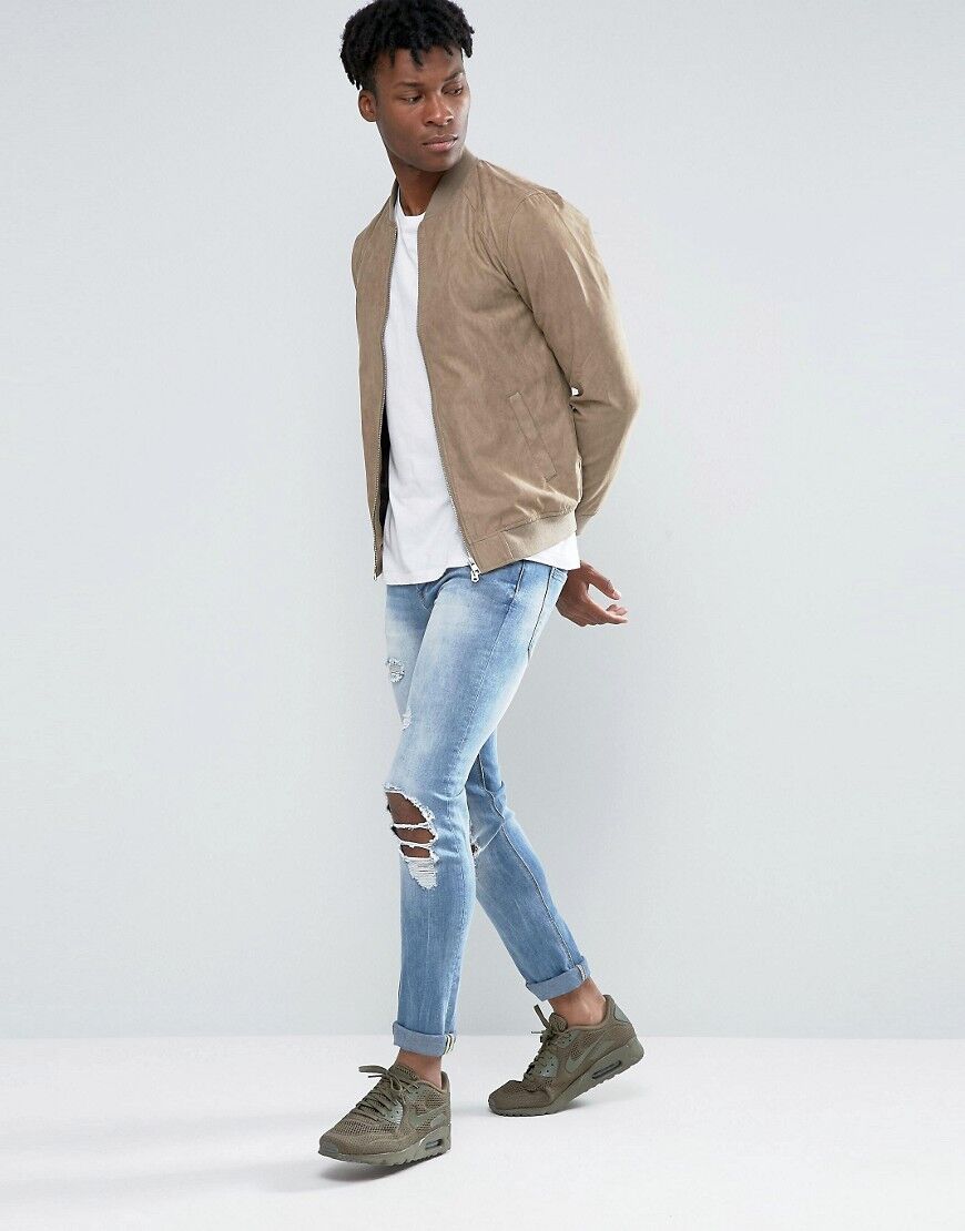 Pull & Bear jacket suede ASOS heren herfst MAN MAN