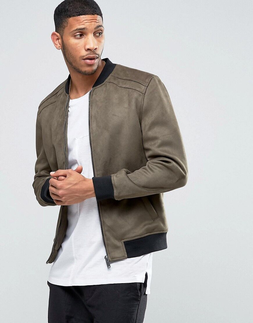 River island suede jacket heren jas herfst MAN MAN