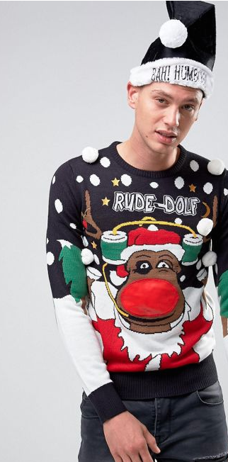 kersttruien-River Island-heren trui-MAN MAN