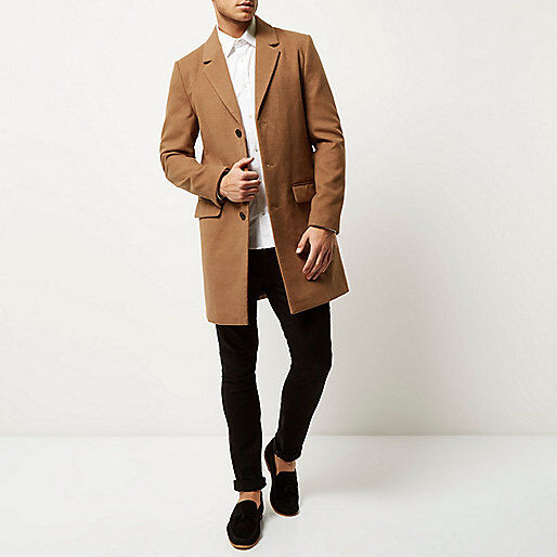 camel coats-river island-winterjas-MAN MAN