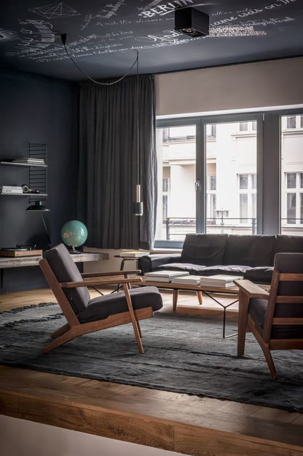 interieur badkamer woonkamer inspiratie minimalistisch man man 20