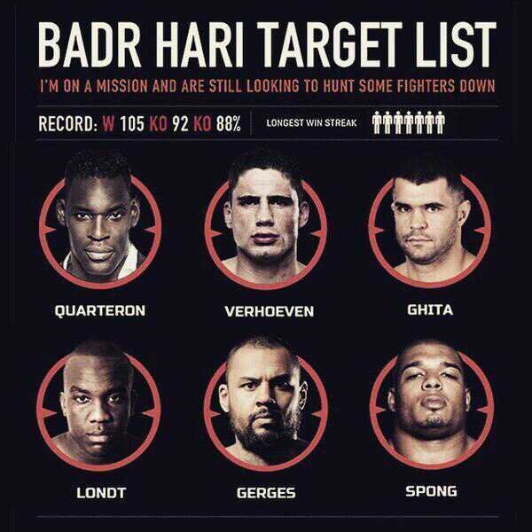 badr hari target list rematch rico verhoeven